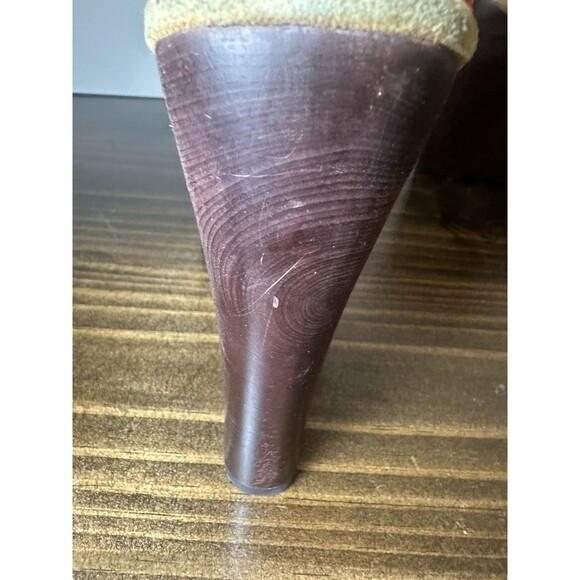 *RARE* Marc by Marc Jacobs Wedge Platform‎ Pink Red Strappy Sandals Heels 8 - Picture 10 of 14